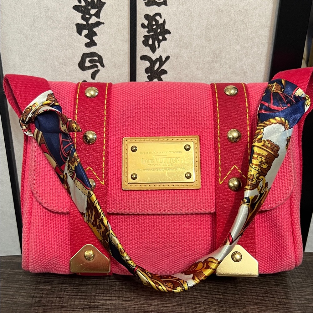 Louis Vuitton Antigua Sac Rabat Studded Front Flap with Dustbag